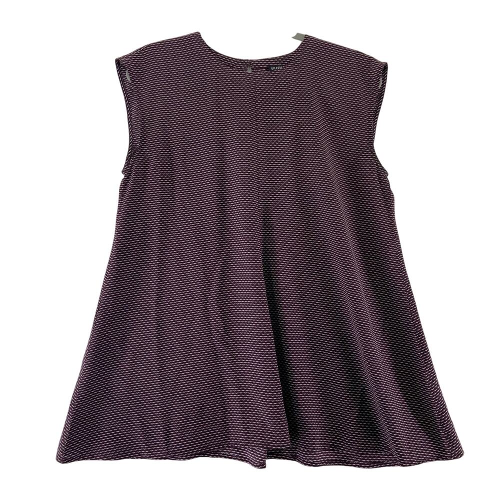 Eileen Fisher Purple‎ Silk Shell Top Size XS